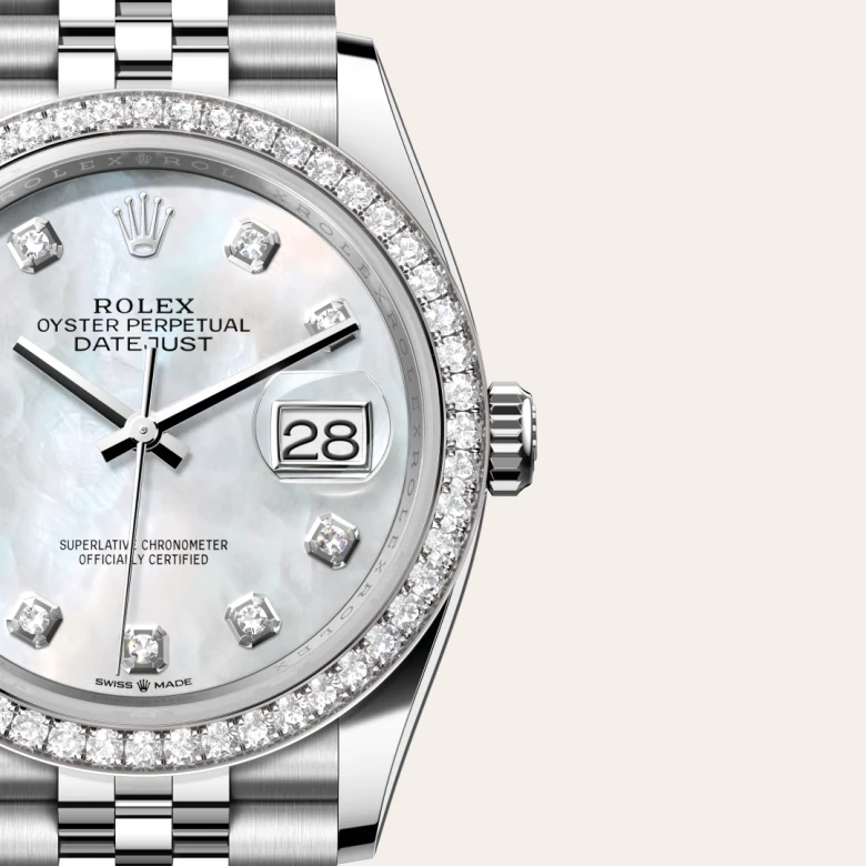 Rolex Datejust in Rolesor weiß (Kombination aus Edelstahl Oystersteel und Weißgold), M126284RBR-0011 - S.M.WILD