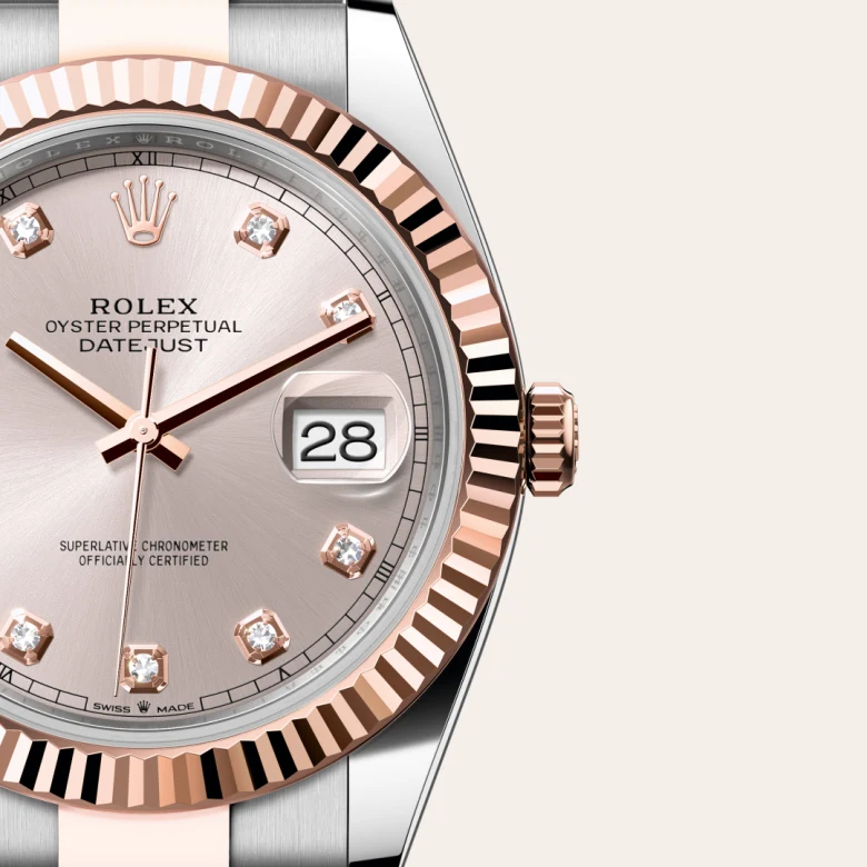 Rolex Datejust in Rolesor Everose (Kombination aus Edelstahl Oystersteel und Everose-Gold), M126331-0007 - S.M.WILD