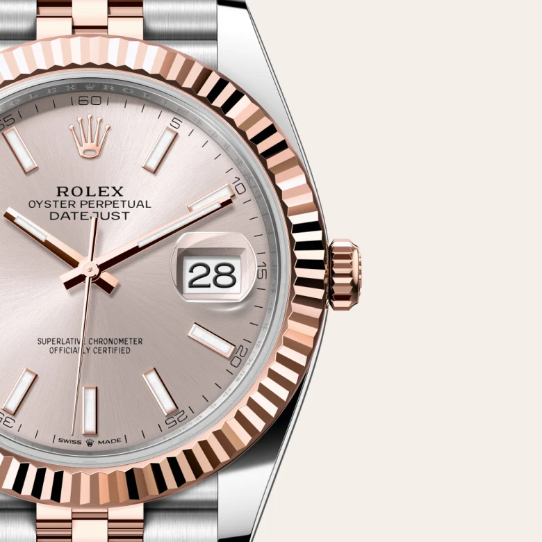 Rolex Datejust in Rolesor Everose (Kombination aus Edelstahl Oystersteel und Everose-Gold), M126331-0010 - S.M.WILD