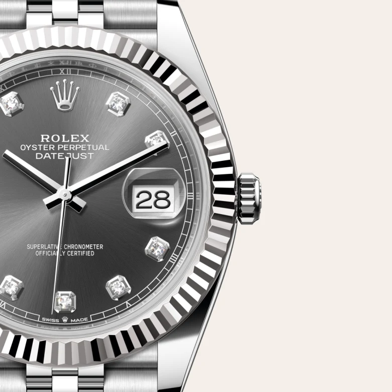 Rolex Datejust in Rolesor weiß (Kombination aus Edelstahl Oystersteel und Weißgold), M126334-0006 - S.M.WILD