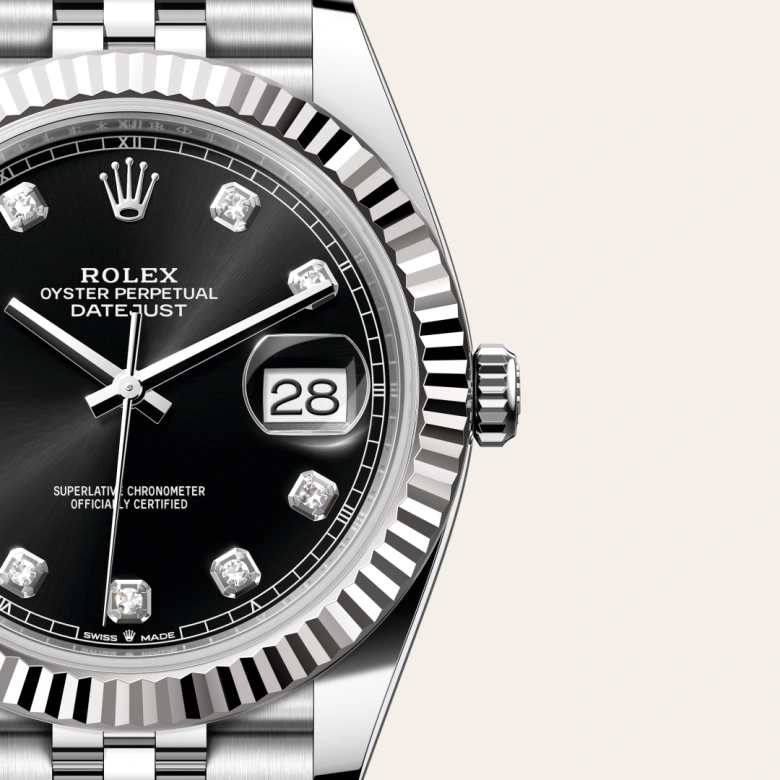 Rolex Datejust in Rolesor weiß (Kombination aus Edelstahl Oystersteel und Weißgold), M126334-0012 - S.M.WILD
