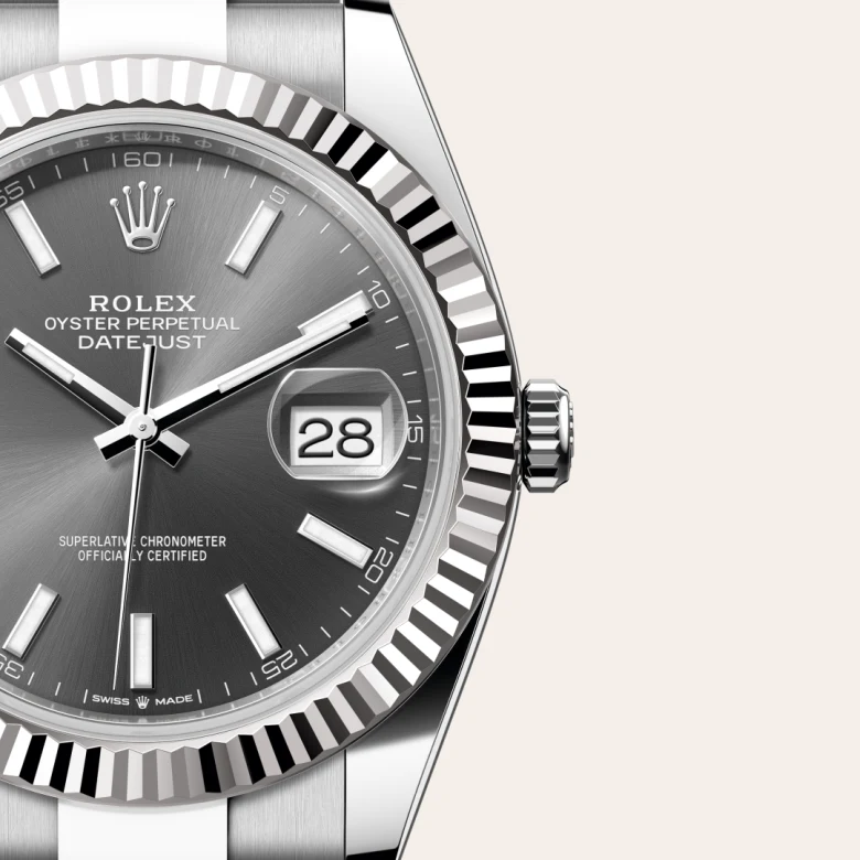 Rolex Datejust in Rolesor weiß (Kombination aus Edelstahl Oystersteel und Weißgold), M126334-0013 - S.M.WILD