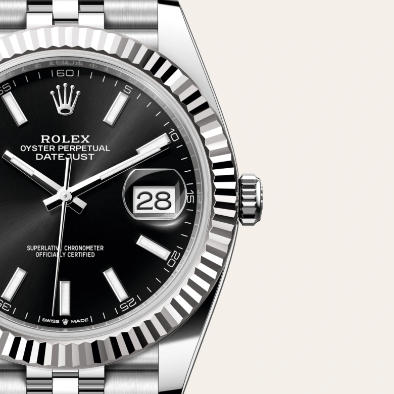 Rolex Datejust in Rolesor weiß (Kombination aus Edelstahl Oystersteel und Weißgold), M126334-0018 - S.M.WILD