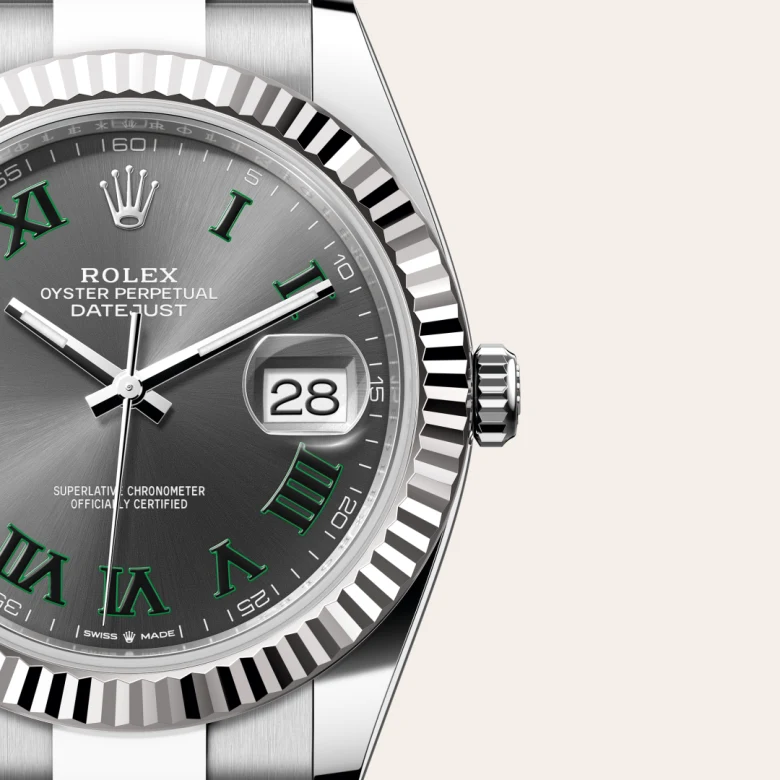 Rolex Datejust in Rolesor weiß (Kombination aus Edelstahl Oystersteel und Weißgold), M126334-0021 - S.M.WILD