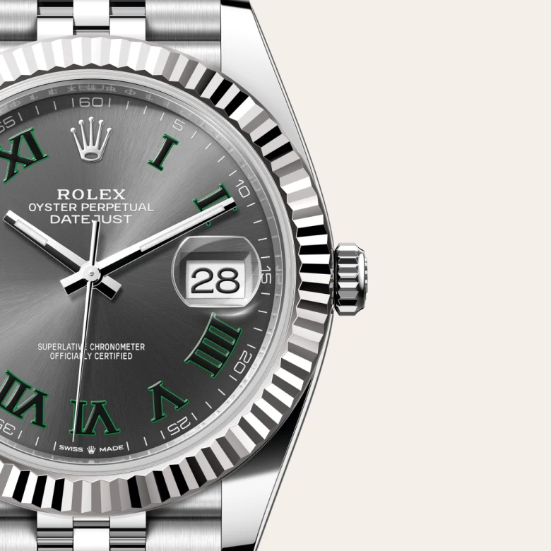 Rolex Datejust in Rolesor weiß (Kombination aus Edelstahl Oystersteel und Weißgold), M126334-0022 - S.M.WILD