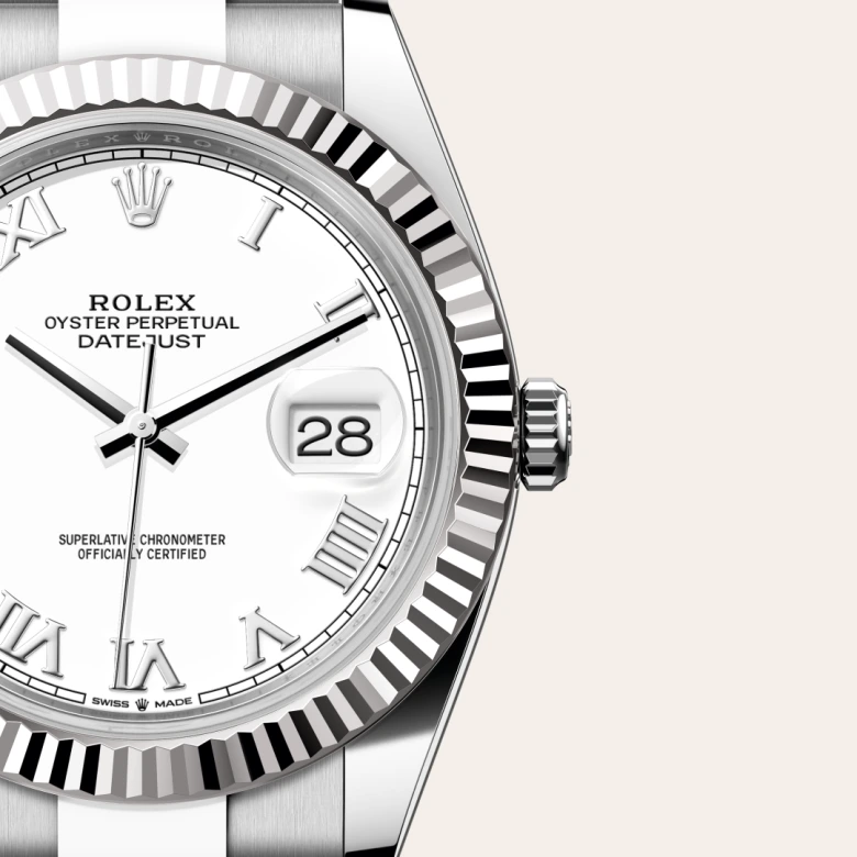 Rolex Datejust in Rolesor weiß (Kombination aus Edelstahl Oystersteel und Weißgold), M126334-0023 - S.M.WILD