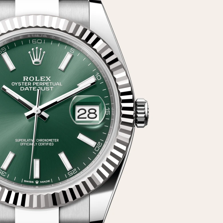 Rolex Datejust in Rolesor weiß (Kombination aus Edelstahl Oystersteel und Weißgold), M126334-0027 - S.M.WILD