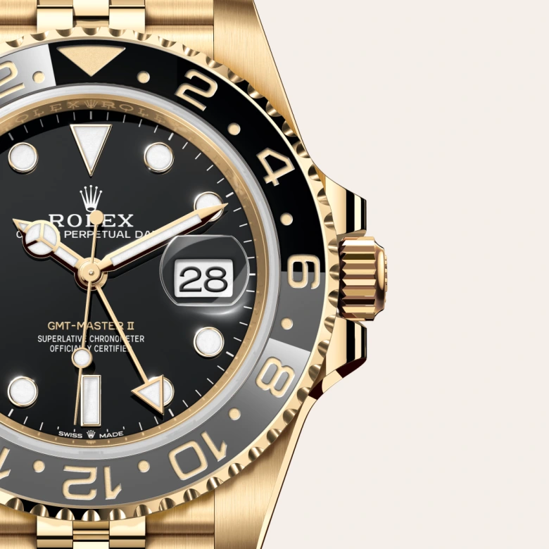 Rolex GMT-Master II in 18 Karat Gelbgold, M126718GRNR-0001 - S.M.WILD