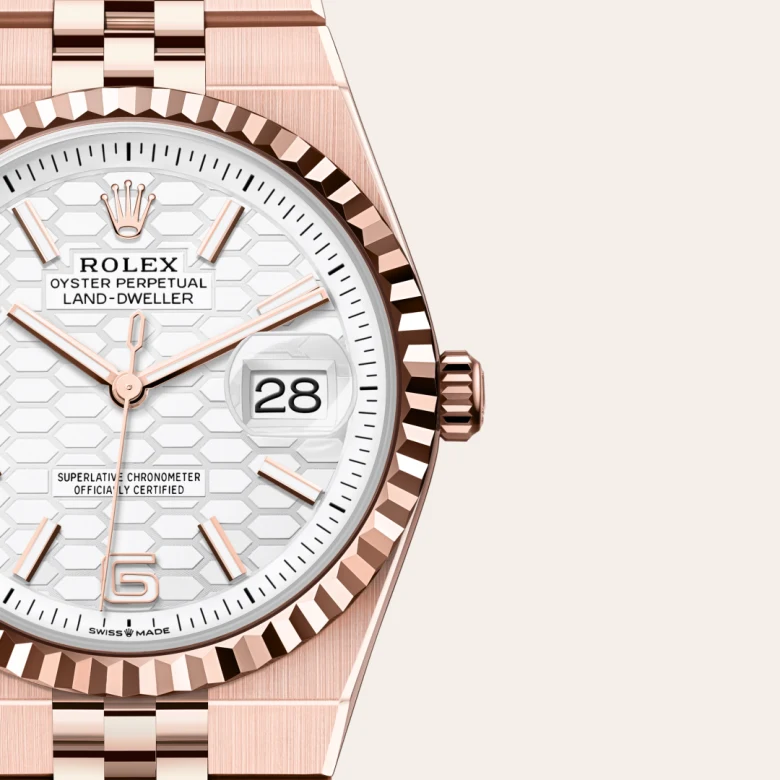 Rolex Land-Dweller in 18 Karat Everose-Gold, M127235-0001 - S.M.WILD