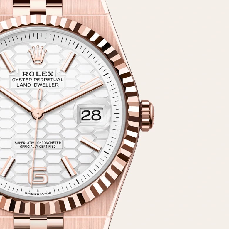 Rolex Land-Dweller in 18 Karat Everose-Gold, M127335-0001 - S.M.WILD