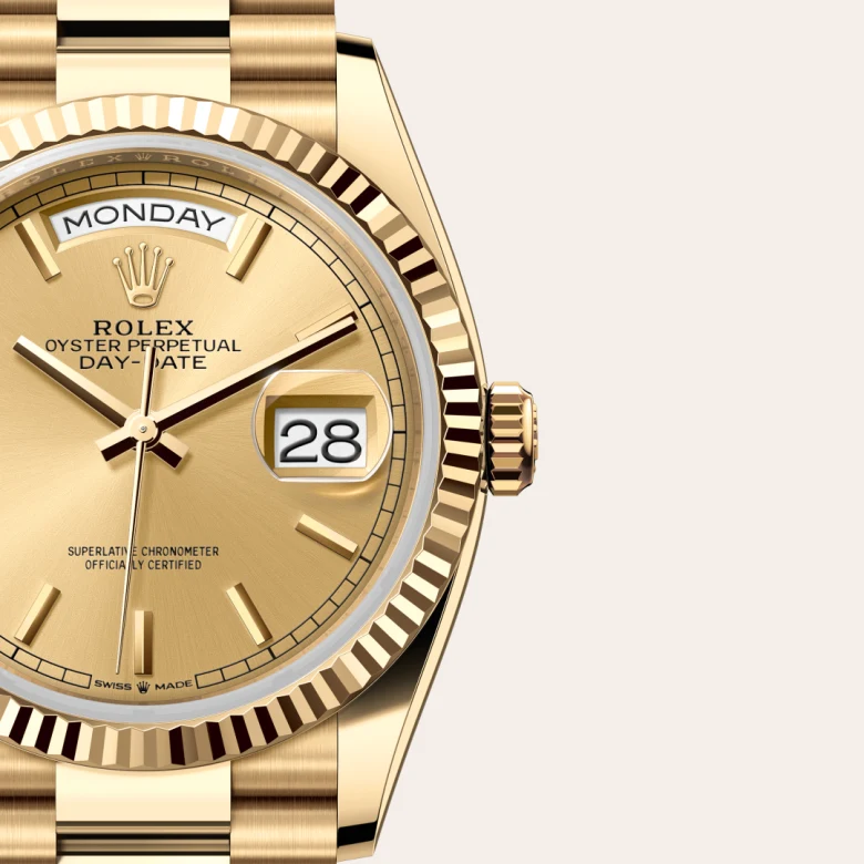 Rolex Day-Date in 18 Karat Gelbgold, M128238-0045 - S.M.WILD