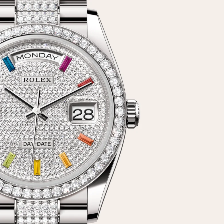 Rolex Day-Date in 18 Karat Weißgold, M128349RBR-0012 - S.M.WILD