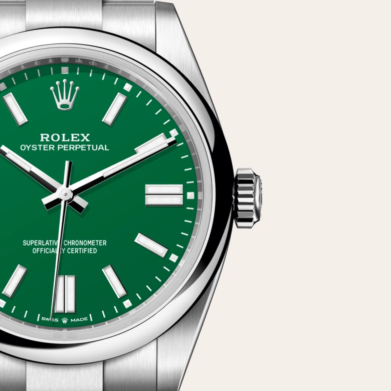 Rolex Oyster Perpetual in Edelstahl Oystersteel, M134300-0004 - S.M.WILD