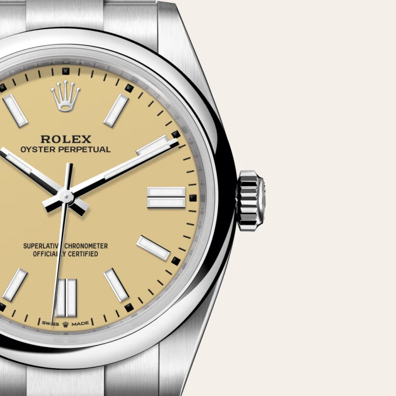 Rolex Oyster Perpetual in Edelstahl Oystersteel, M134300-0007 - S.M.WILD