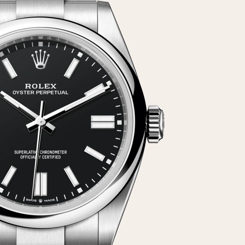 Rolex Oyster Perpetual in Edelstahl Oystersteel, M134300-0008 - S.M.WILD