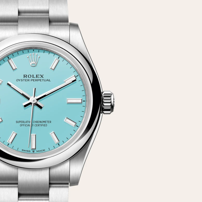 Rolex Oyster Perpetual in Edelstahl Oystersteel, M277200-0007 - S.M.WILD