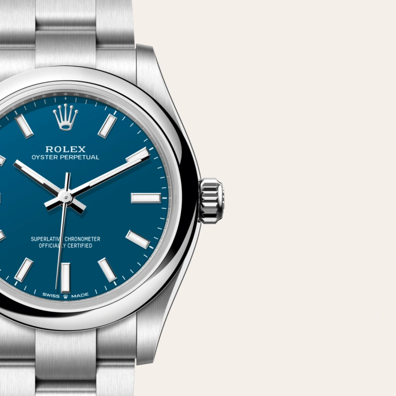 Rolex Oyster Perpetual in Edelstahl Oystersteel, M277200-0017 - S.M.WILD