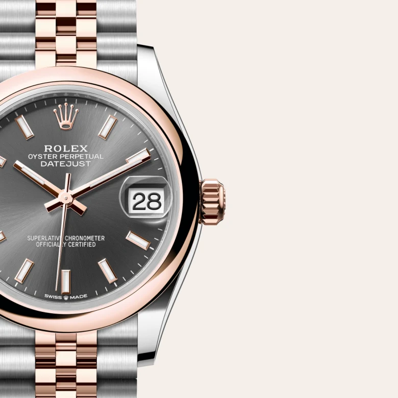 Rolex Datejust in Rolesor Everose (Kombination aus Edelstahl Oystersteel und Everose-Gold), M278241-0018 - S.M.WILD