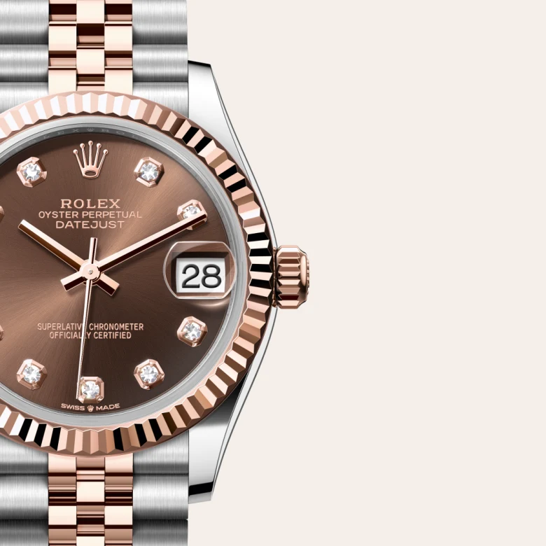Rolex Datejust in Rolesor Everose (Kombination aus Edelstahl Oystersteel und Everose-Gold), M278271-0028 - S.M.WILD