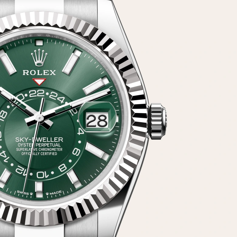 Rolex Sky-Dweller in Rolesor weiß (Kombination aus Edelstahl Oystersteel und Weißgold), M336934-0001 - S.M.WILD
