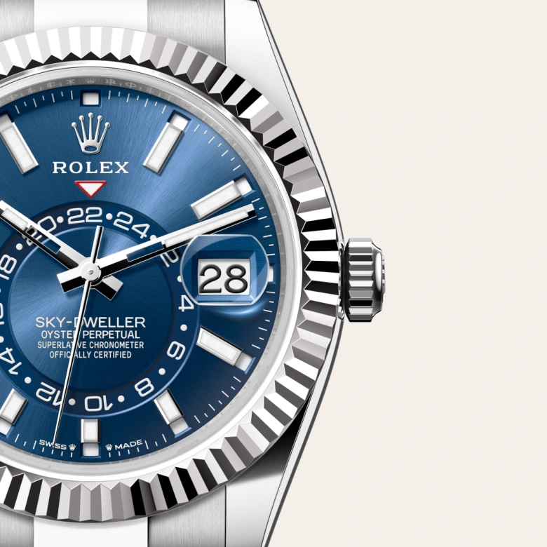 Rolex Sky-Dweller in Rolesor weiß (Kombination aus Edelstahl Oystersteel und Weißgold), M336934-0005 - S.M.WILD