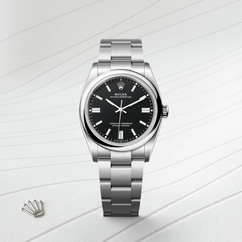 Rolex Oyster Perpetual in Edelstahl Oystersteel, M126000-0014 - S.M.WILD