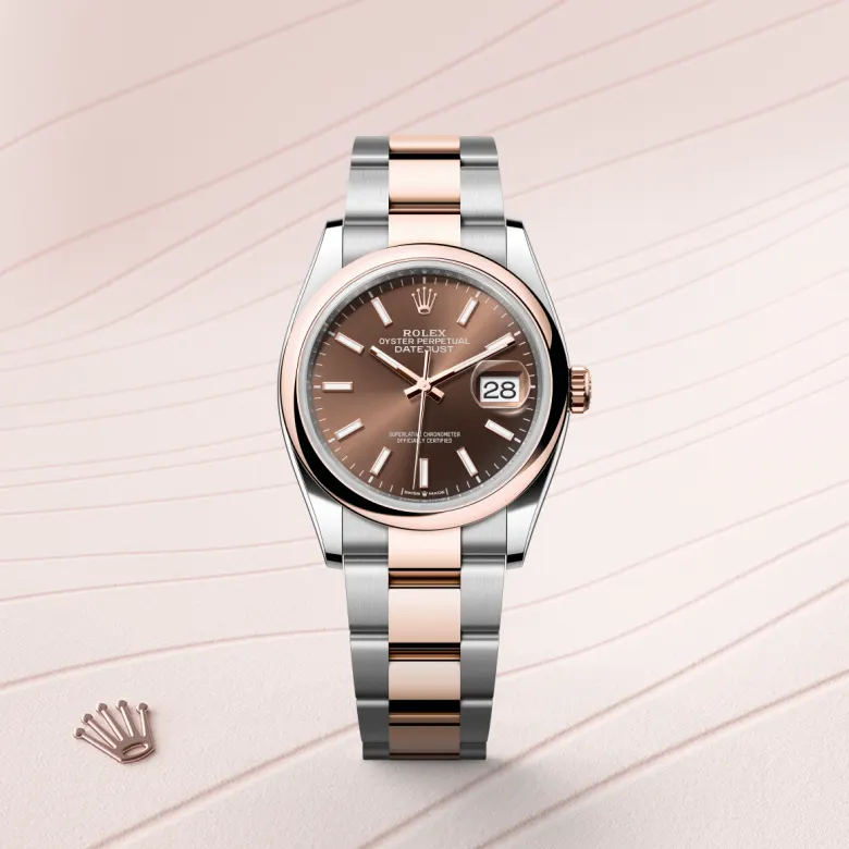 Rolex Datejust in Rolesor Everose (Kombination aus Edelstahl Oystersteel und Everose-Gold), M126201-0044 - S.M.WILD