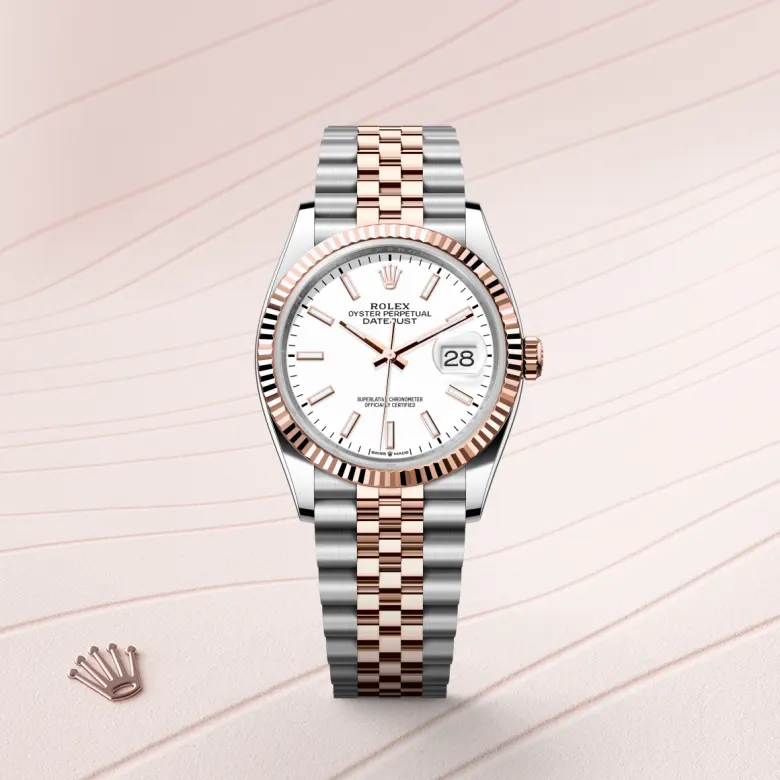 Rolex Datejust in Rolesor Everose (Kombination aus Edelstahl Oystersteel und Everose-Gold), M126231-0017 - S.M.WILD