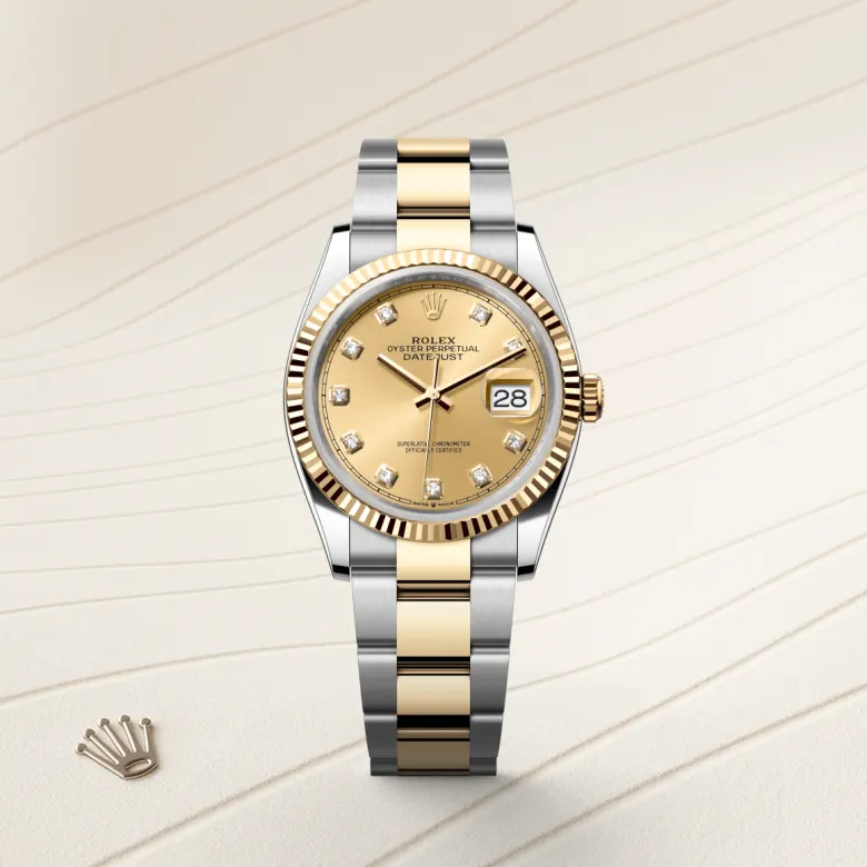 Rolex Datejust in Rolesor gelb (Kombination aus Edelstahl Oystersteel und Gelbgold), M126233-0018 - S.M.WILD