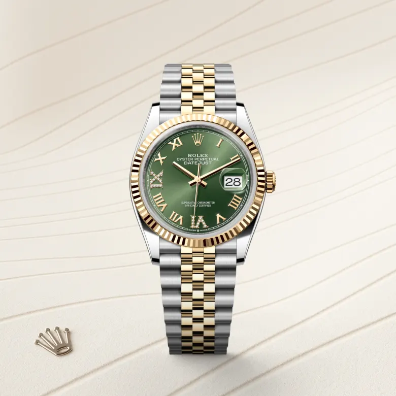 Rolex Datejust in Rolesor gelb (Kombination aus Edelstahl Oystersteel und Gelbgold), M126233-0025 - S.M.WILD