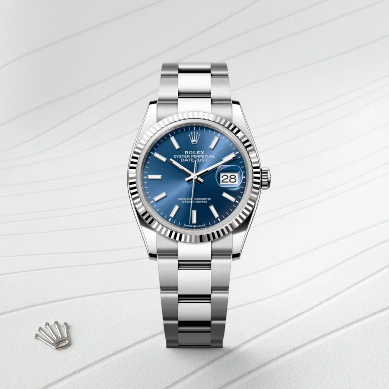Rolex Datejust in Rolesor weiß (Kombination aus Edelstahl Oystersteel und Weißgold), M126234-0018 - S.M.WILD