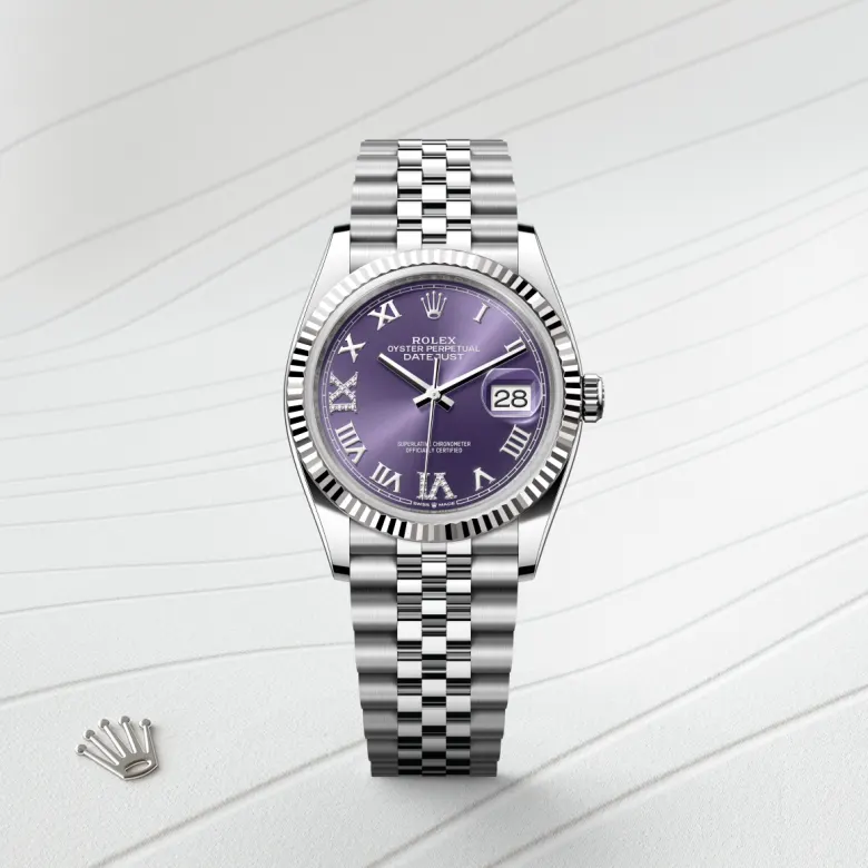 Rolex Datejust in Rolesor weiß (Kombination aus Edelstahl Oystersteel und Weißgold), M126234-0021 - S.M.WILD