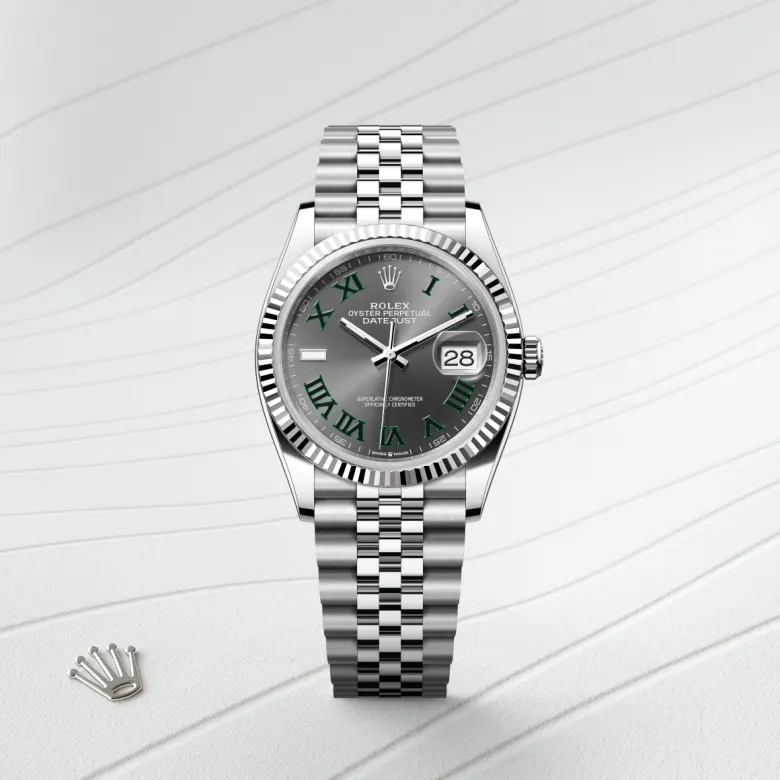 Rolex Datejust in Rolesor weiß (Kombination aus Edelstahl Oystersteel und Weißgold), M126234-0045 - S.M.WILD