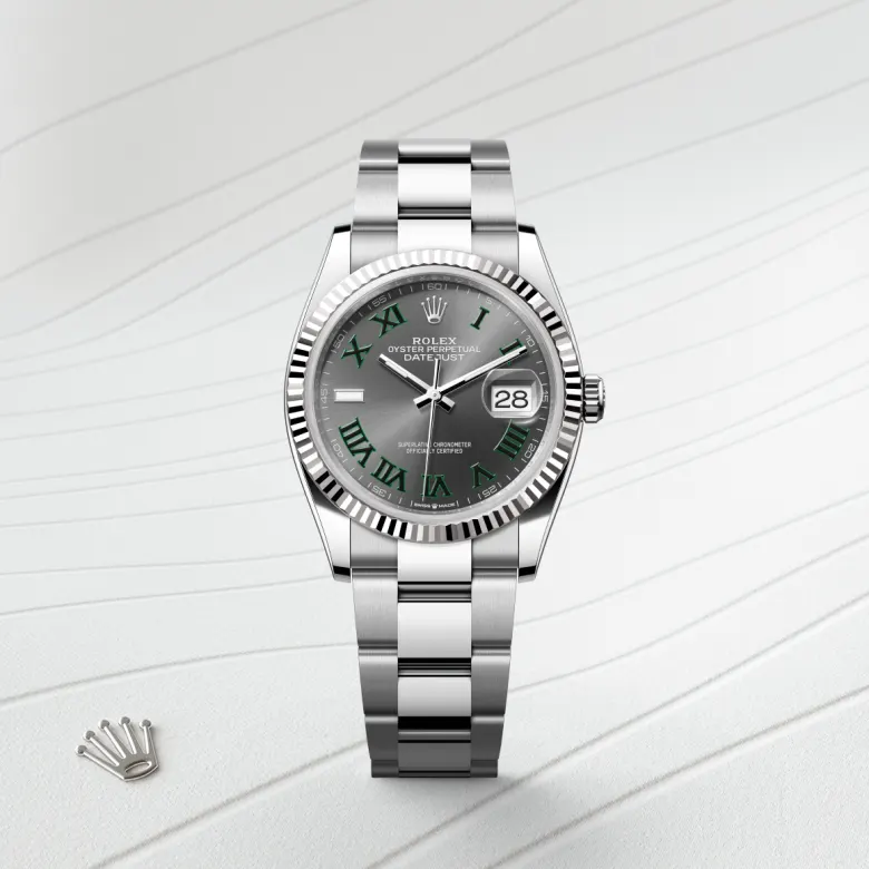 Rolex Datejust in Rolesor weiß (Kombination aus Edelstahl Oystersteel und Weißgold), M126234-0046 - S.M.WILD