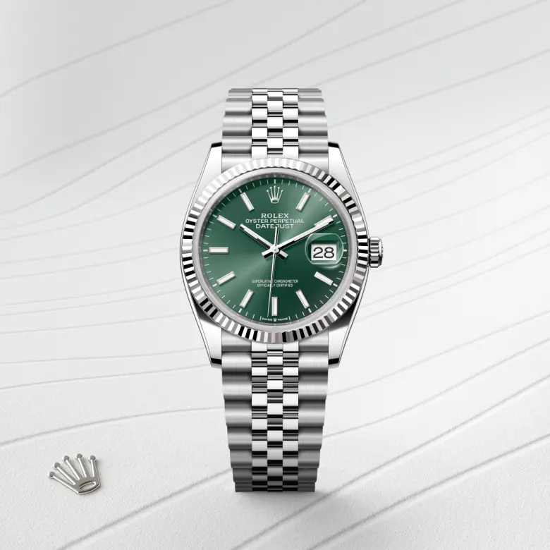 Rolex Datejust in Rolesor weiß (Kombination aus Edelstahl Oystersteel und Weißgold), M126234-0051 - S.M.WILD