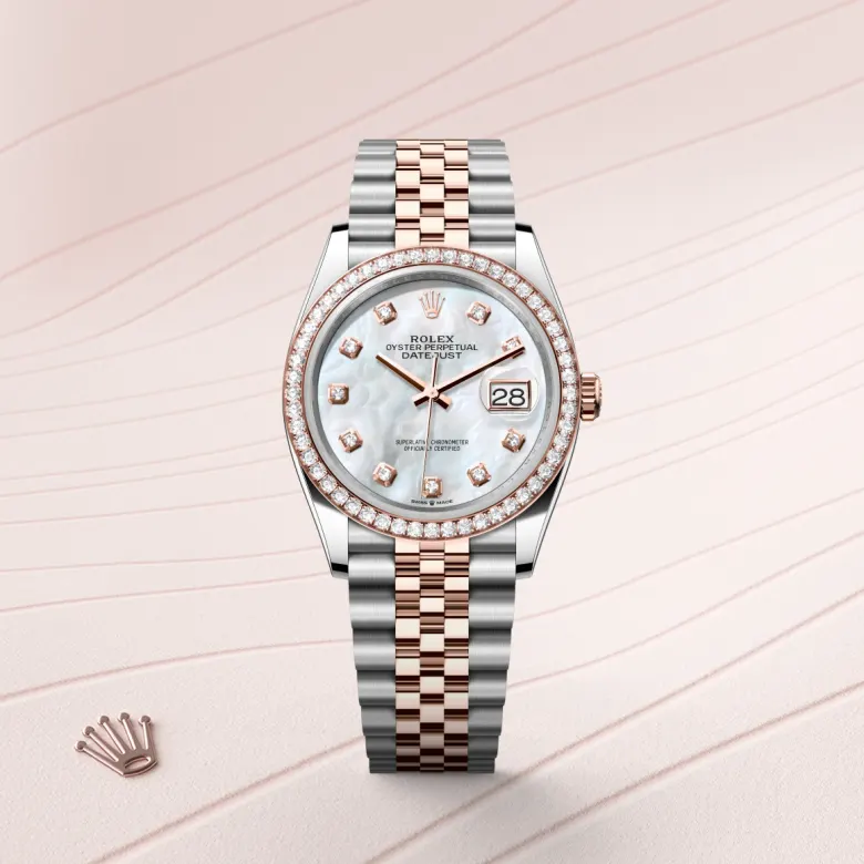 Rolex Datejust in Rolesor Everose (Kombination aus Edelstahl Oystersteel und Everose-Gold), M126281RBR-0009 - S.M.WILD