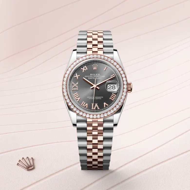 Rolex Datejust in Rolesor Everose (Kombination aus Edelstahl Oystersteel und Everose-Gold), M126281RBR-0011 - S.M.WILD