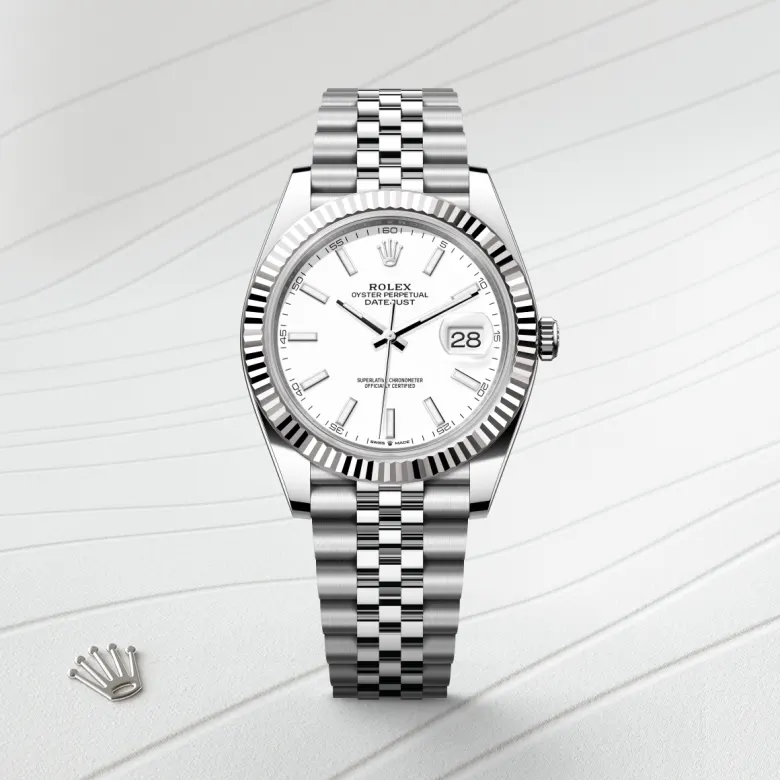 Rolex Datejust in Rolesor weiß (Kombination aus Edelstahl Oystersteel und Weißgold), M126334-0010 - S.M.WILD