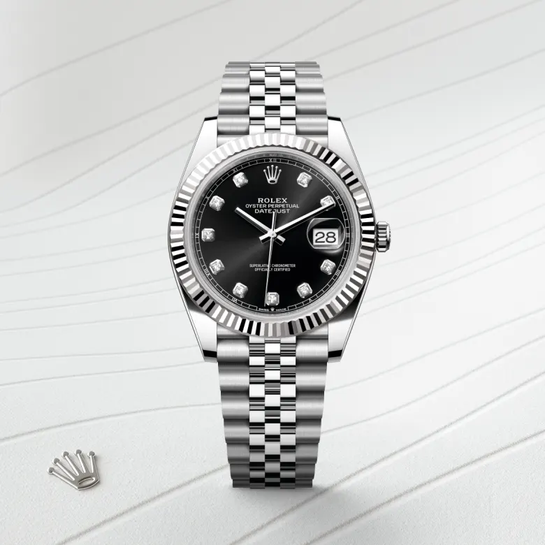 Rolex Datejust in Rolesor weiß (Kombination aus Edelstahl Oystersteel und Weißgold), M126334-0012 - S.M.WILD
