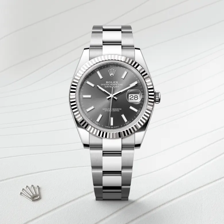 Rolex Datejust in Rolesor weiß (Kombination aus Edelstahl Oystersteel und Weißgold), M126334-0013 - S.M.WILD