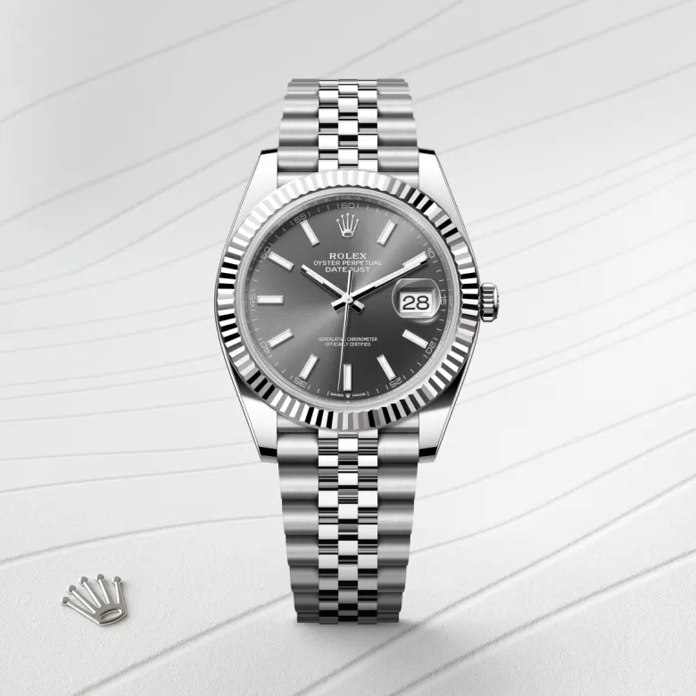 Rolex Datejust in Rolesor weiß (Kombination aus Edelstahl Oystersteel und Weißgold), M126334-0014 - S.M.WILD