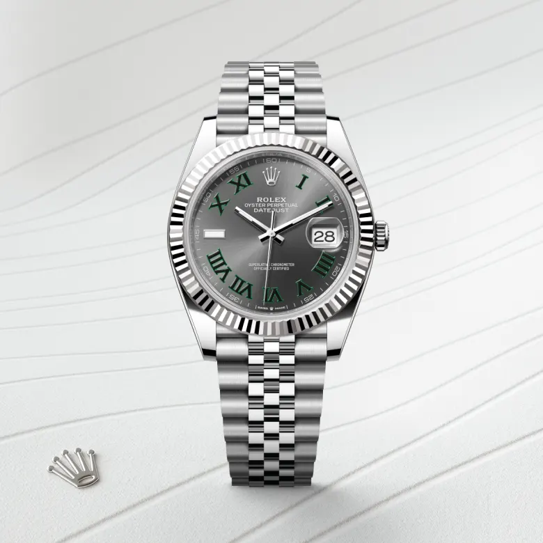 Rolex Datejust in Rolesor weiß (Kombination aus Edelstahl Oystersteel und Weißgold), M126334-0022 - S.M.WILD