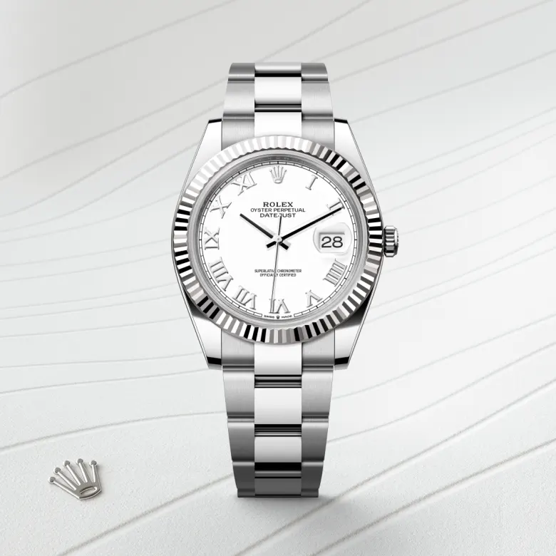 Rolex Datejust in Rolesor weiß (Kombination aus Edelstahl Oystersteel und Weißgold), M126334-0023 - S.M.WILD