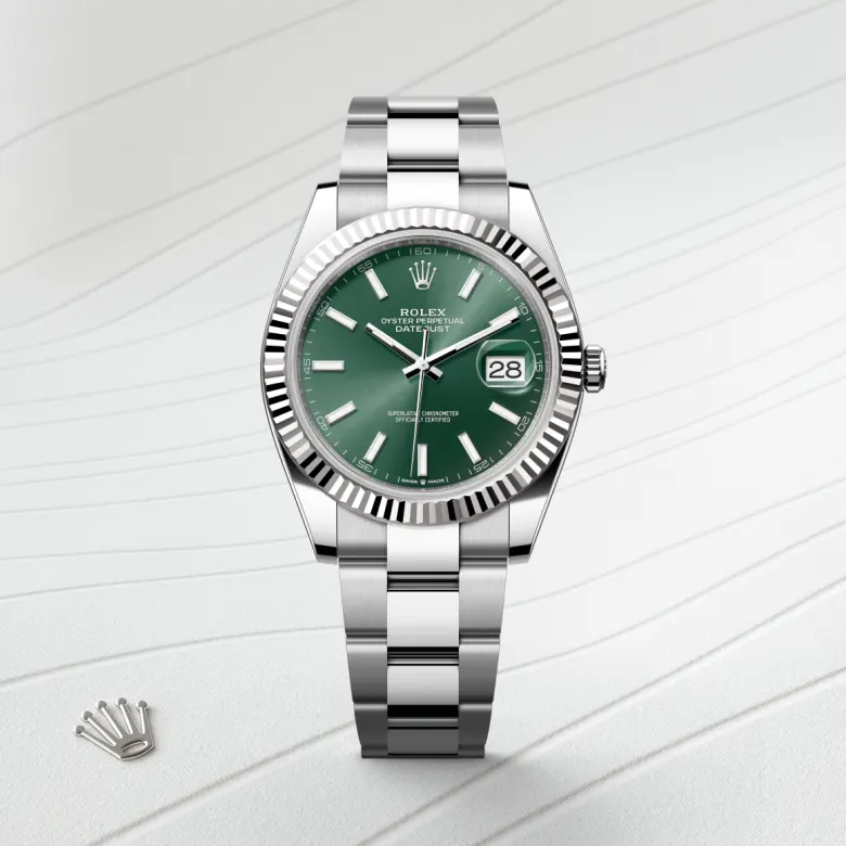 Rolex Datejust in Rolesor weiß (Kombination aus Edelstahl Oystersteel und Weißgold), M126334-0027 - S.M.WILD