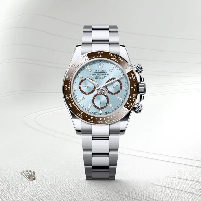 Rolex Cosmograph Daytona in Platin, Frontansicht