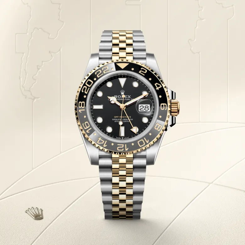 Rolex GMT-Master II in Rolesor gelb (Kombination aus Edelstahl Oystersteel und Gelbgold), M126713GRNR-0001 - S.M.WILD