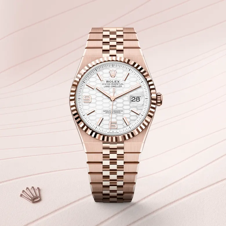 Rolex Land-Dweller in 18 Karat Everose-Gold, M127335-0001 - S.M.WILD