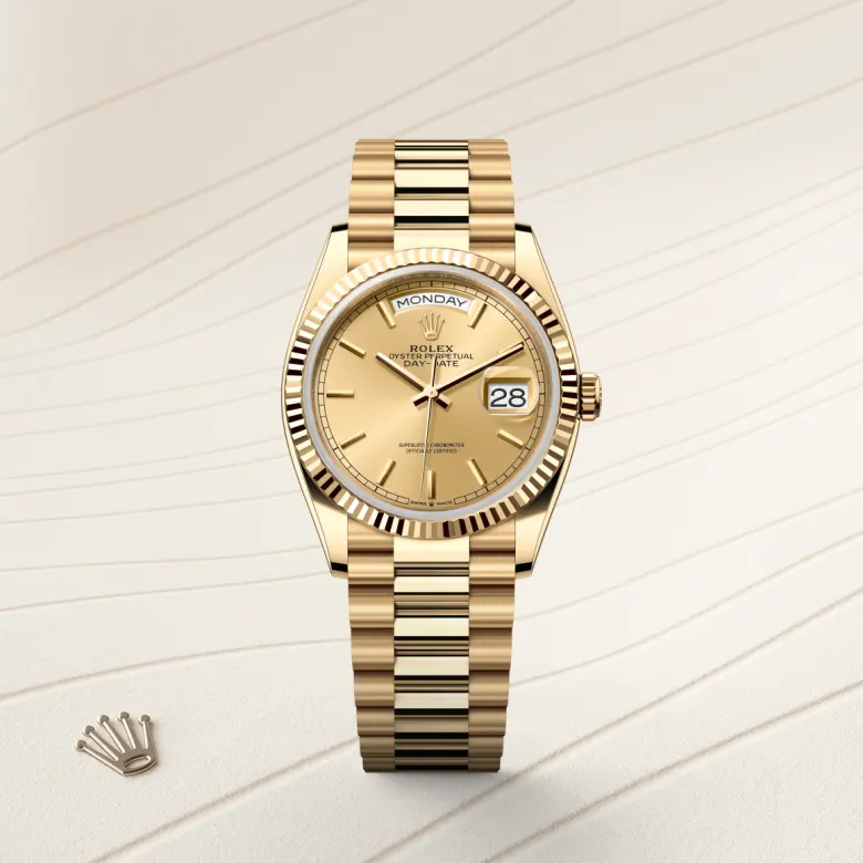 Rolex Day-Date in 18 Karat Gelbgold, M128238-0045 - S.M.WILD