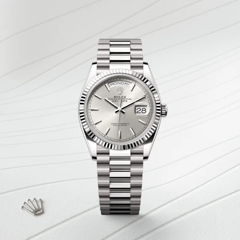 Rolex Day-Date in 18 Karat Weißgold, M128239-0005 - S.M.WILD