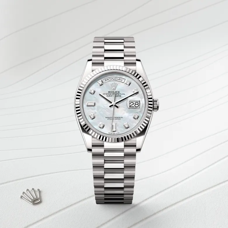 Rolex Day-Date in 18 Karat Weißgold, M128239-0007 - S.M.WILD